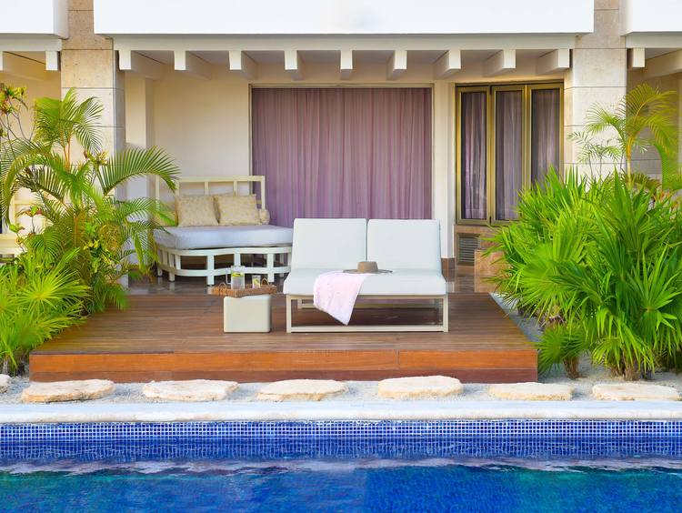 Hôtel de luxe à Cancun aux suites avec accès piscine
