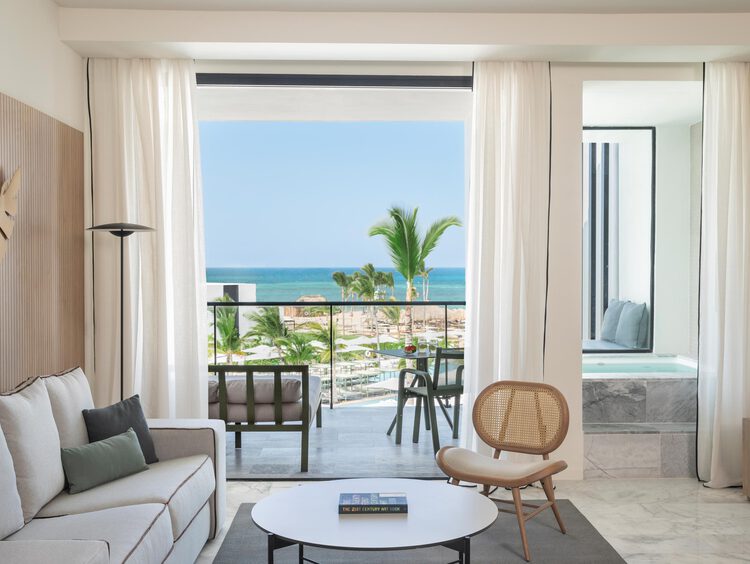 Enjoy in Finest Punta Cana Junior Suite Ocean View Living