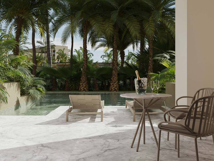 Swim up suites in Cancun All Inclusive resort