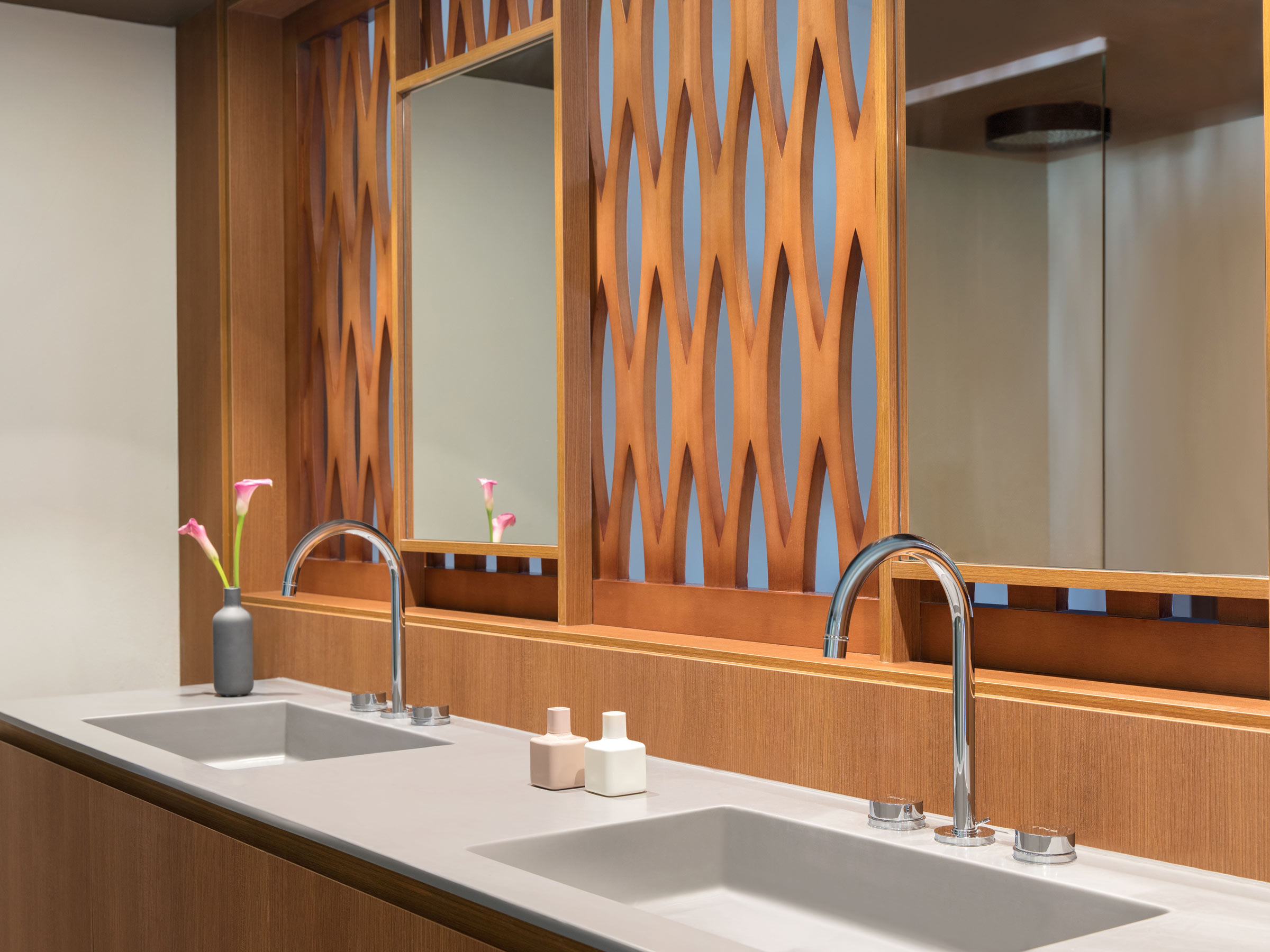 Jamaica Resort Suite Bathroom with Double Vanities