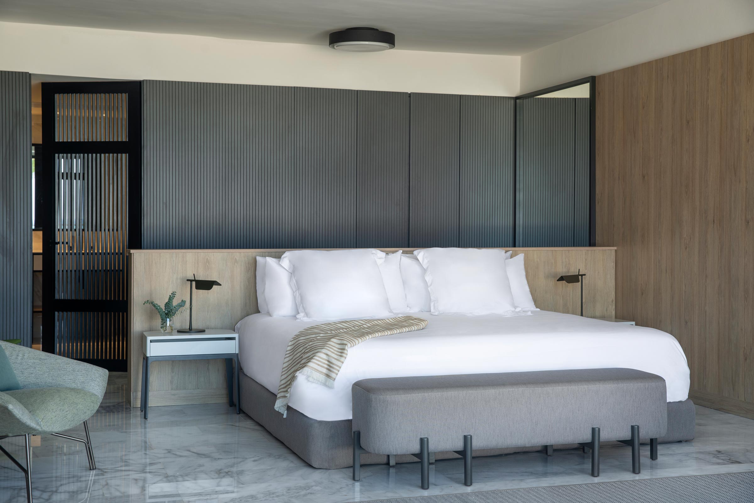 Dormitorio de la Excellence Club Imperial Suite en Finest Punta Cana