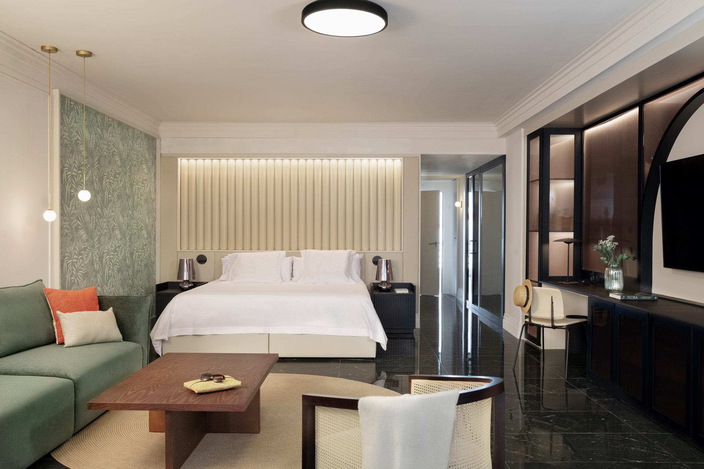 Bedroom space in an All Incluisve resort in Cancun